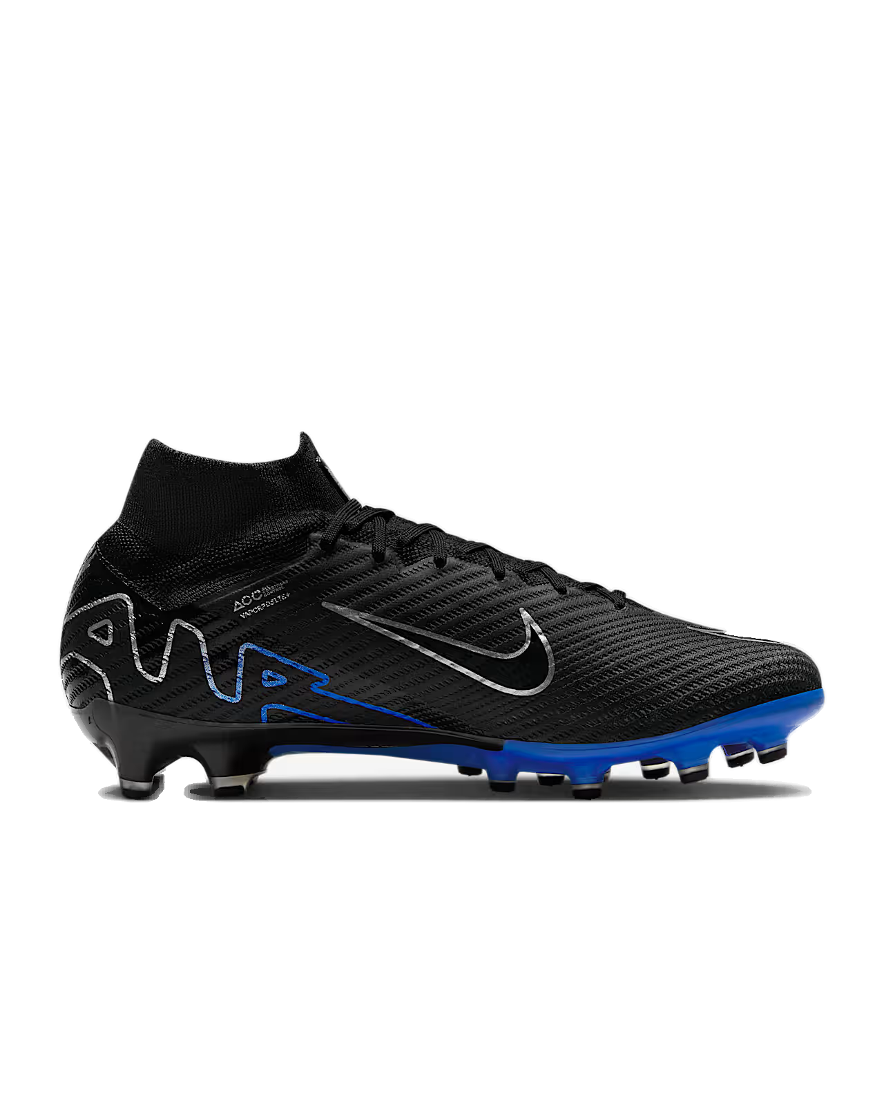 Nike Men's Zoom Superfly 9 Acad Sg-Pro Ac Football Boots, Black Blue, Black,